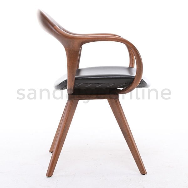 Monia Wooden Armchair