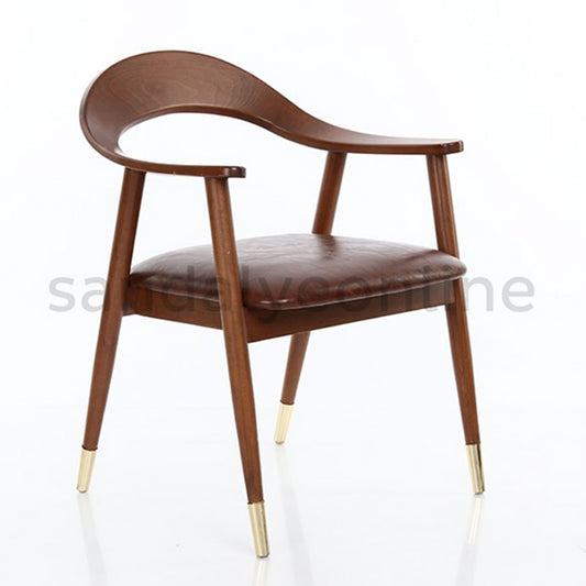 Mova Wooden Chair with Padded Seat